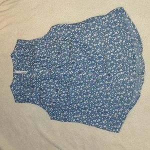 Nwot Ny collection flower button down tank size large
